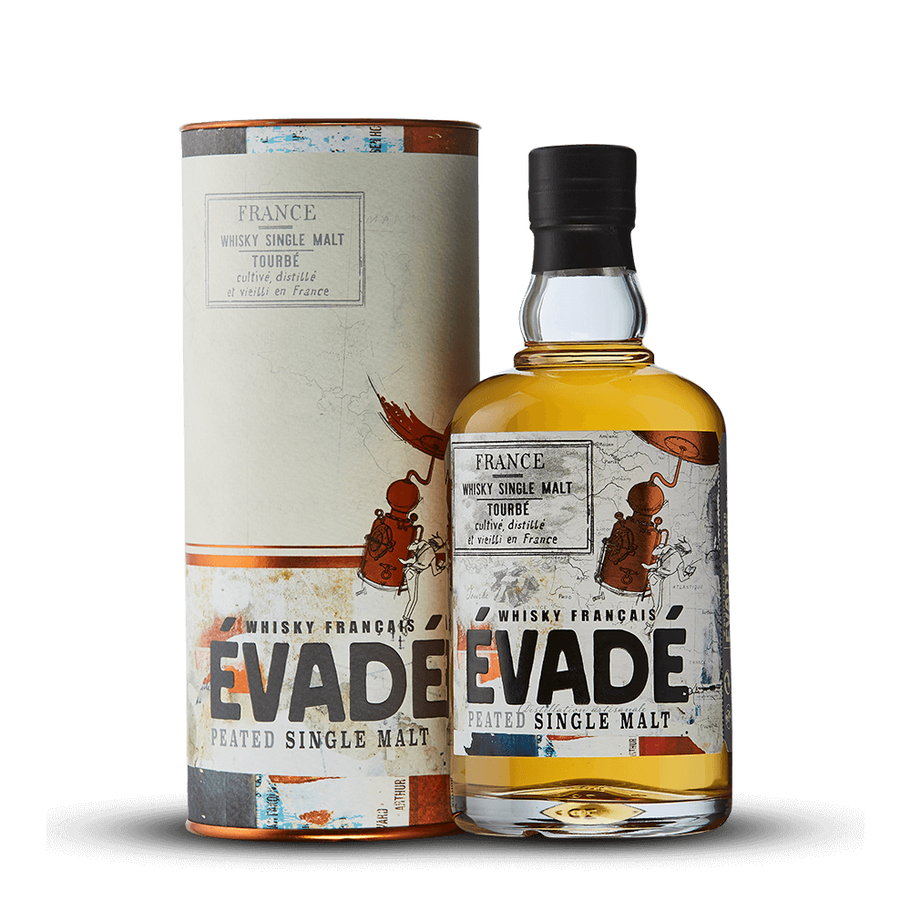 Evade France Single Malt Peated Whisky – Qantima Group