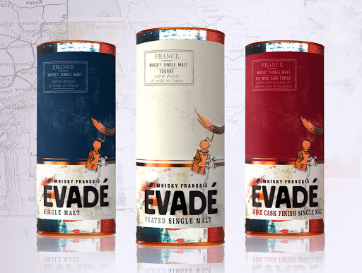 Evade France Single Malt Peated Whisky – Qantima Group